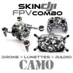 SKIN DJI FPV COMBO - CAMO - DRONE + GOGGLES + TRANSMITTER